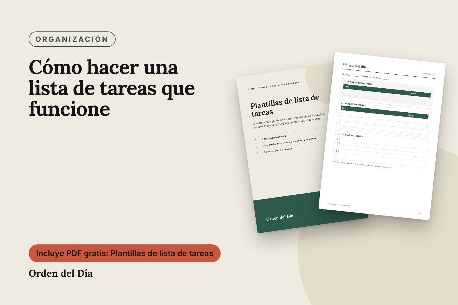 Cómo hacer una lista de tareas que funcione